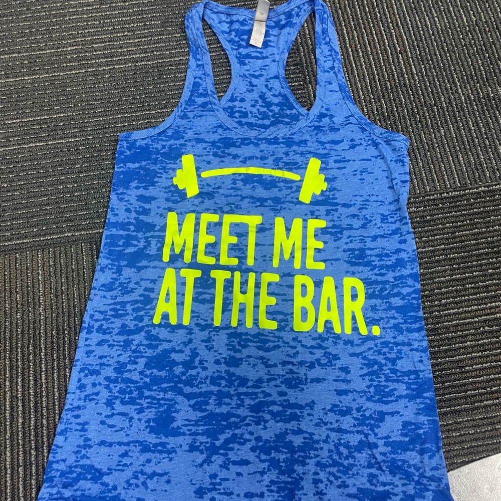 Next Level Blue Tank Top